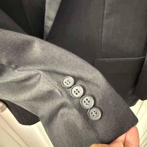 Kenneth Cole Sports Jacket 44R 100% Wool Two Button Notch Lapel - Picture 3 of 8